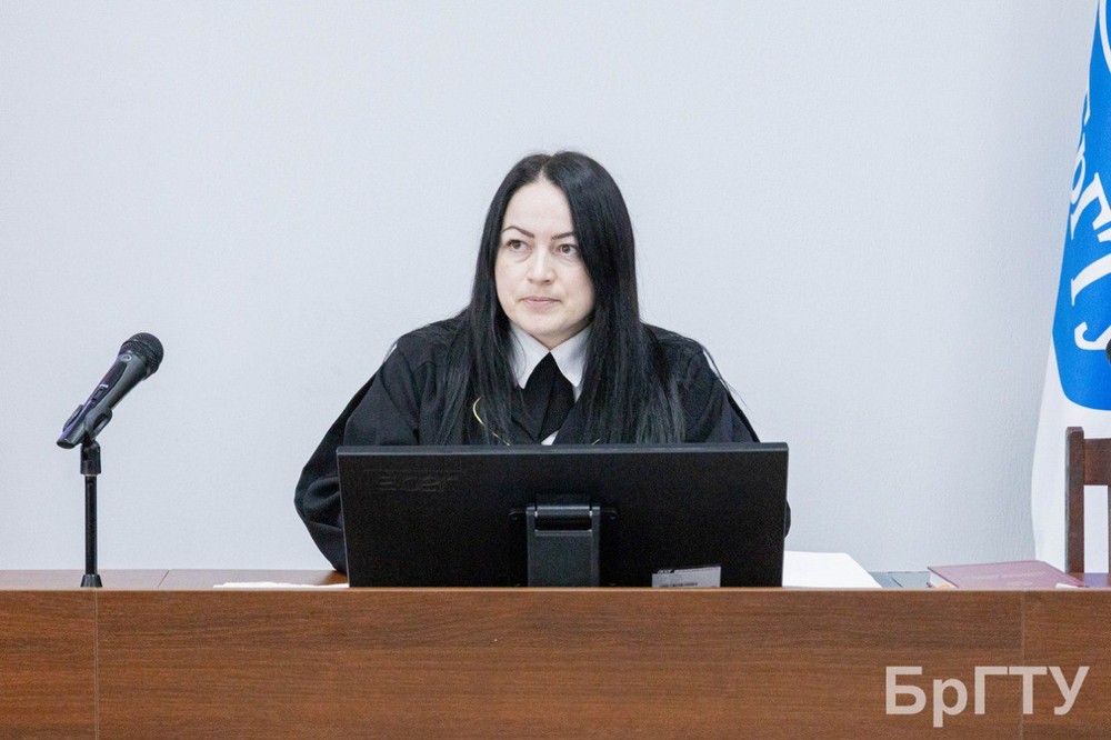 Судья суда Московского района Бреста Виктория Левчук. Фото: БрГТУ