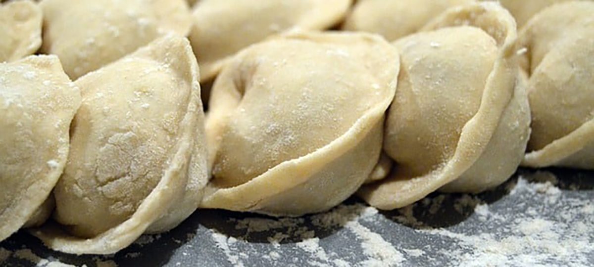 пельмени в муке
