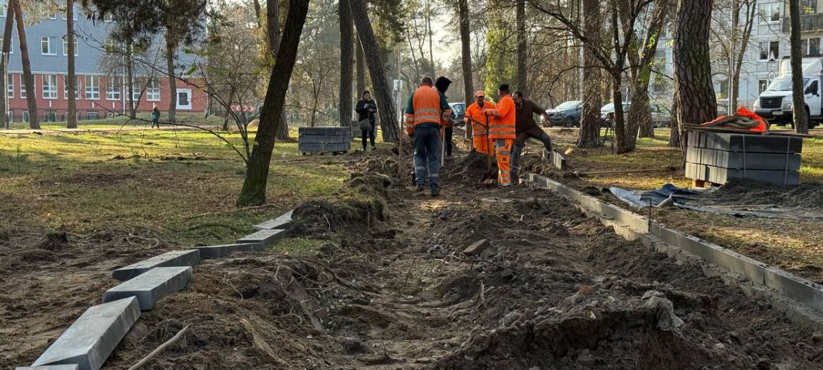 Благоустройство, Брест, сквер на Жукова