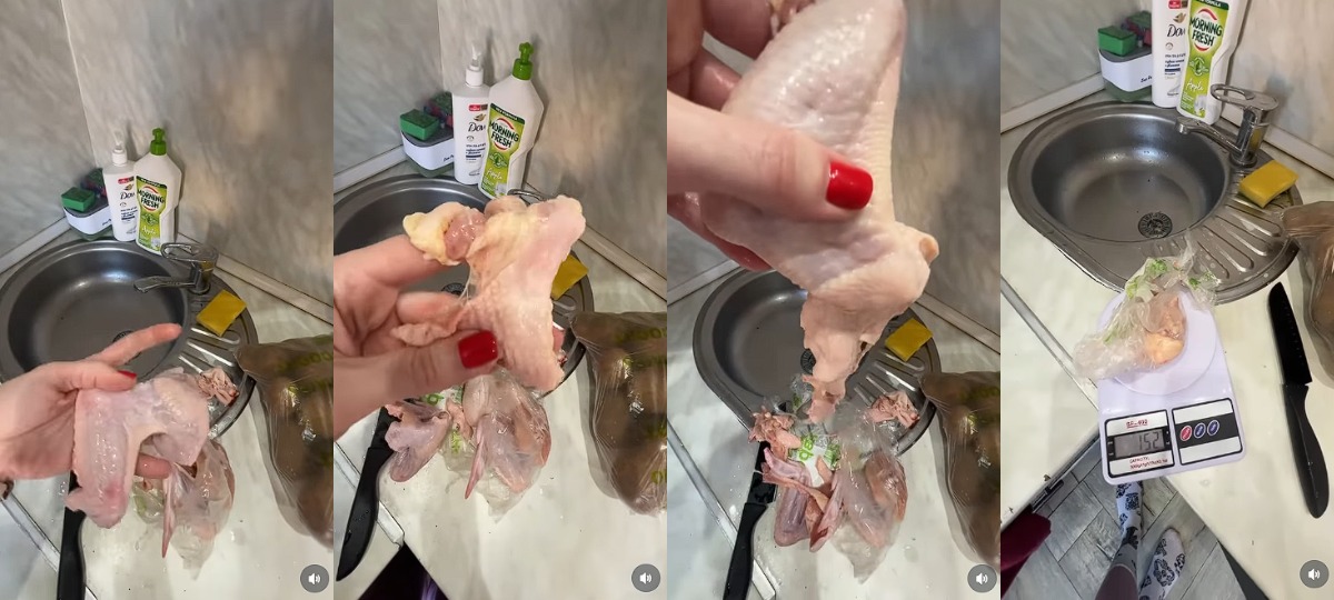 мясо птицы разделанное