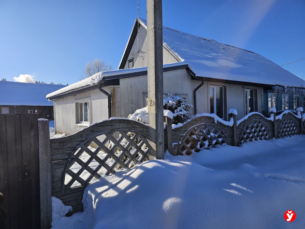 Жилые дома по ул. Ленинской в деревне Ганцевичи Борисовского района.