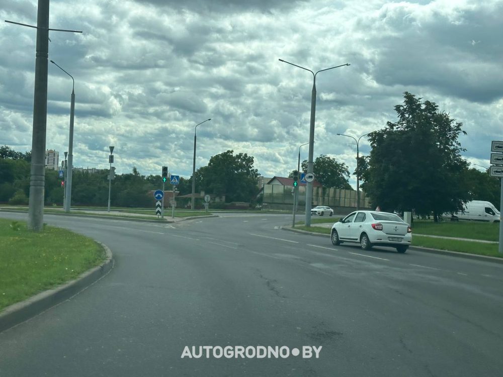 Кольцо Тавлая–Брикеля в Гродно в июле 2026 года. Фото: «АвтоГродно»