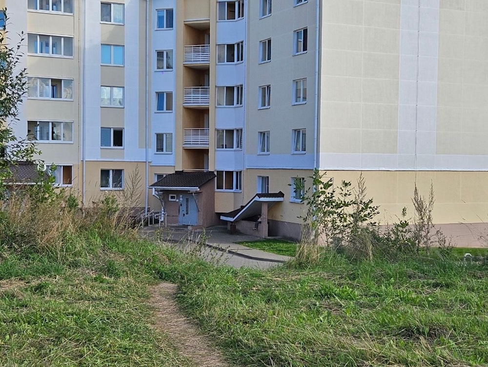 Дорога к домам в Радошковичах