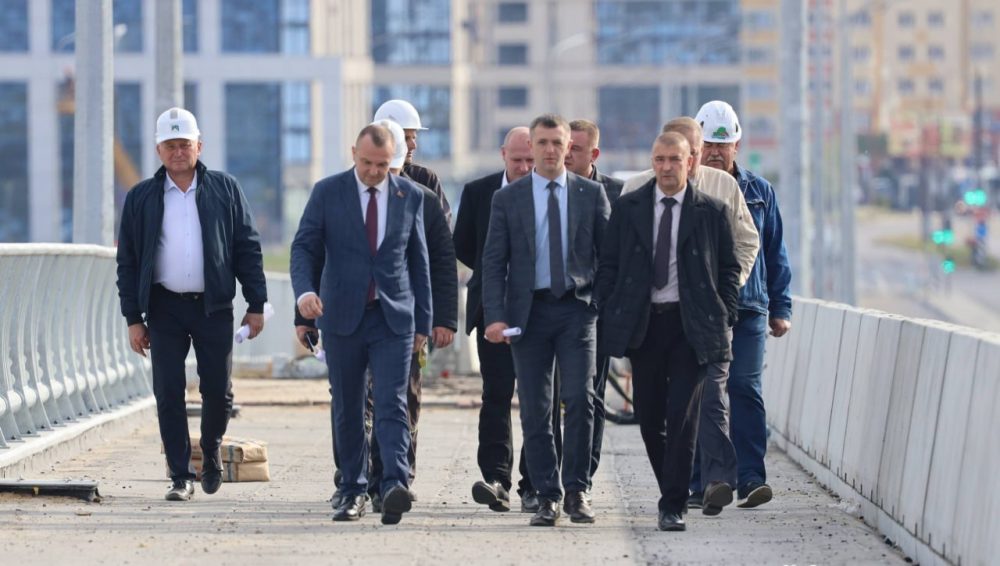 Реконструкция моста через Мухавец в центре Бреста 5 октября 2026 года