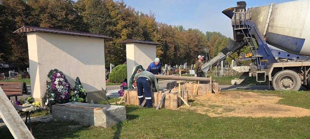 В Барановичах расширяют колумбарий. Фото: «Наш край»
